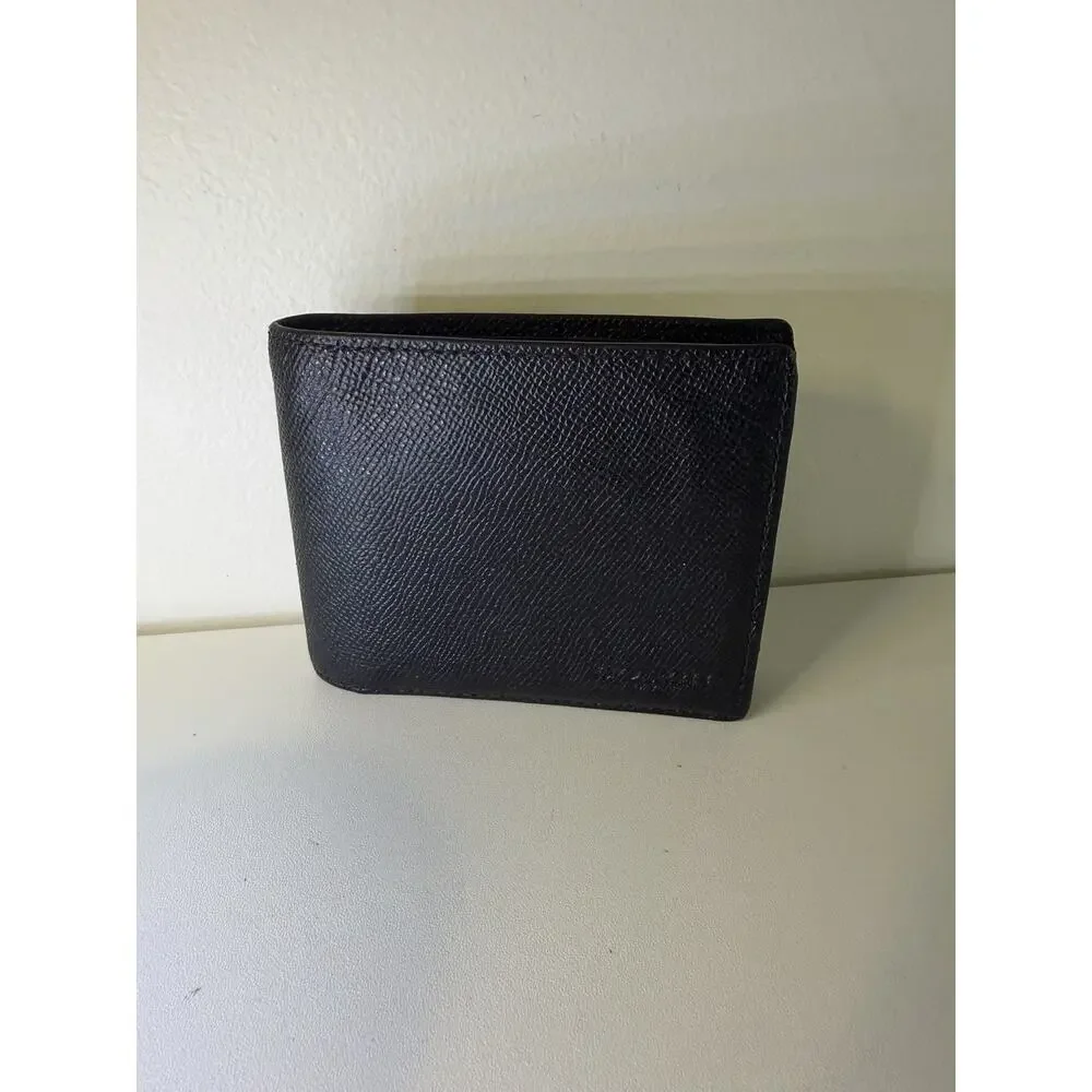 Coach black bifold